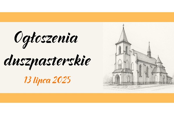 15 Niedziela Zwykła - 13 lipca 2025