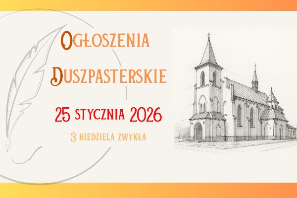 3 Niedziela Zwykła - 25.01.2026