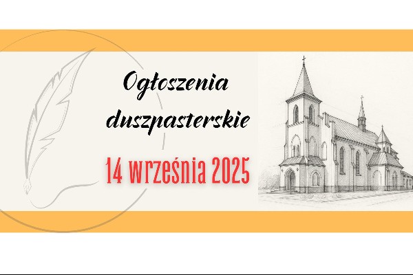 Święto Podwyższenia Krzyża Św. - 14.09.25